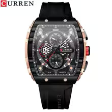 ONOLA6853 Men's Quartz Chronograph Watch Silicone Strap Sports Luxury Wristwatch